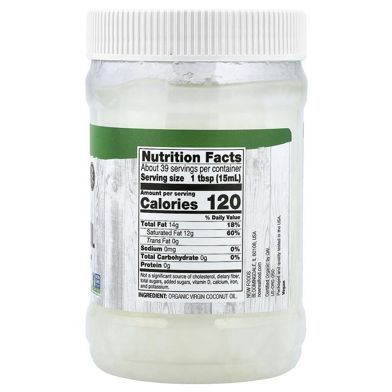 Real Food, Organic Virgin Coconut Oil, 20 Fl Oz (591 Ml)