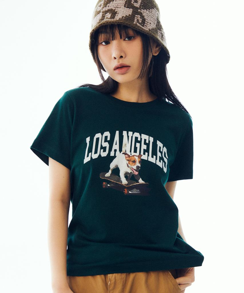 VISION STREETWEAR Vsw Puppy T-Shirts Deep Green
