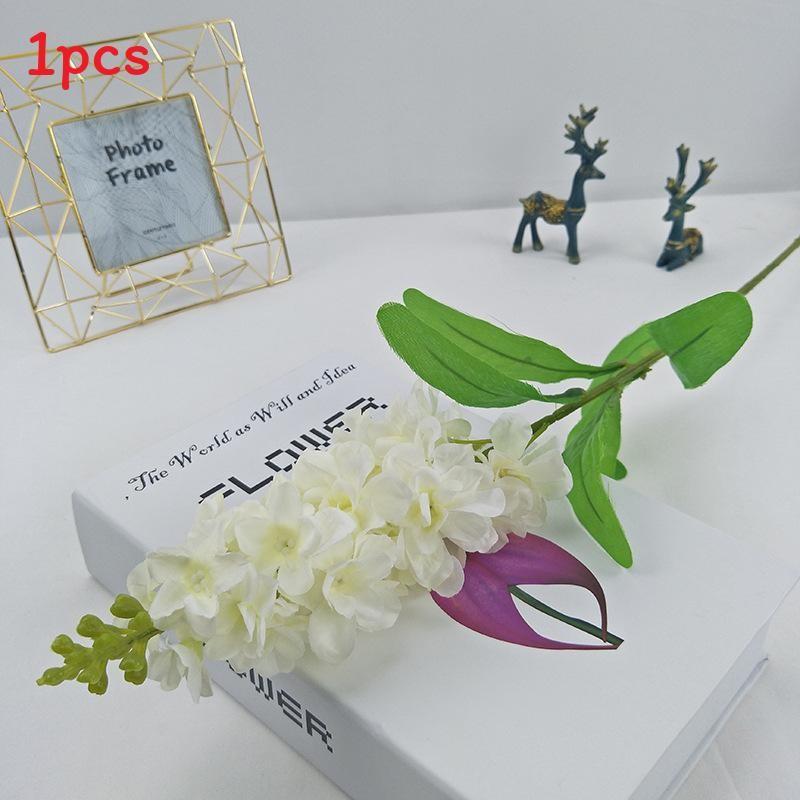 

Luxury Violet Silk Floral Arrangement For Wedding Home Decoration Styling White