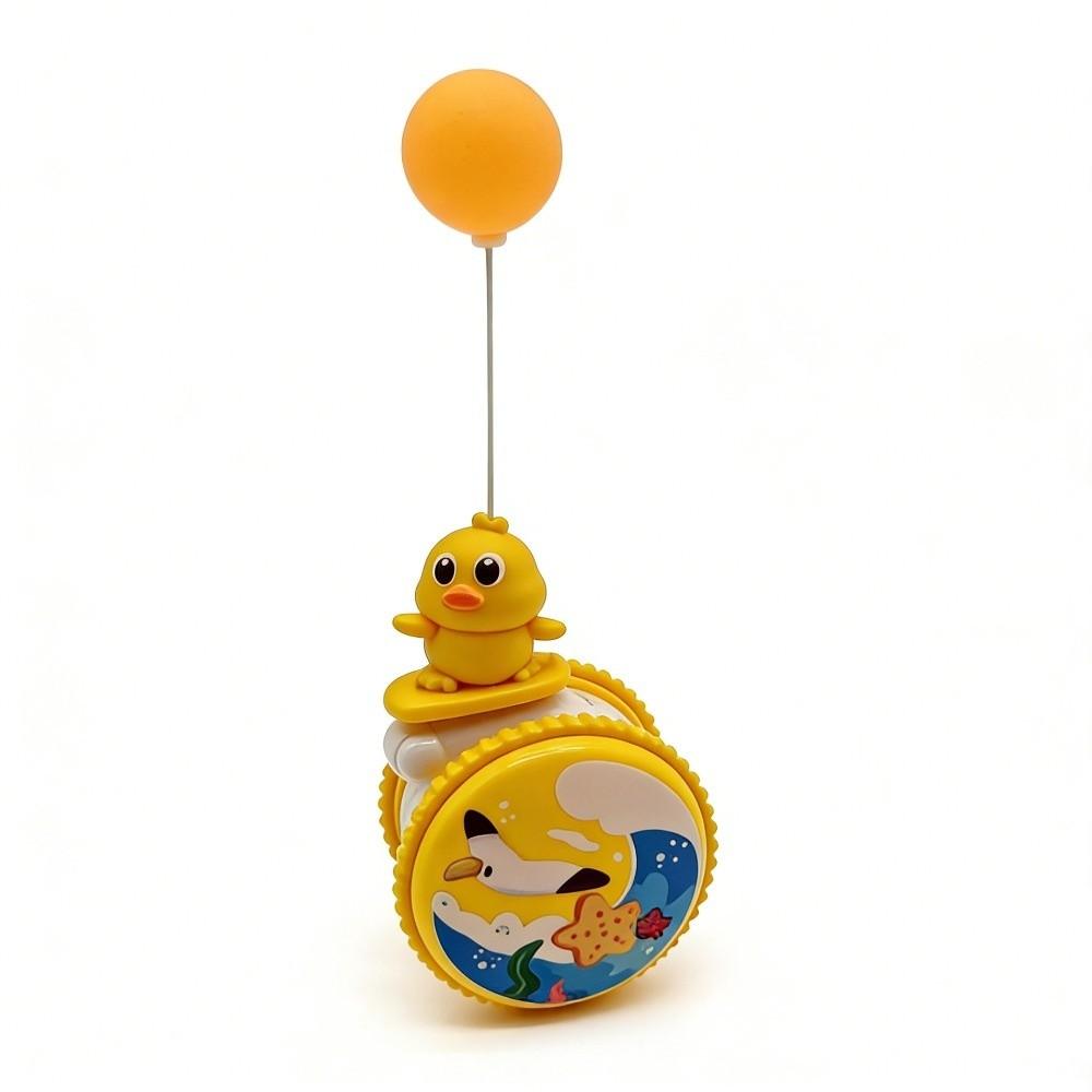 

Rotating Interactive Cat Toy Self-Righting Cat Tumbler Toy Pet Supplies Cat Teaser Toy Play жовтий