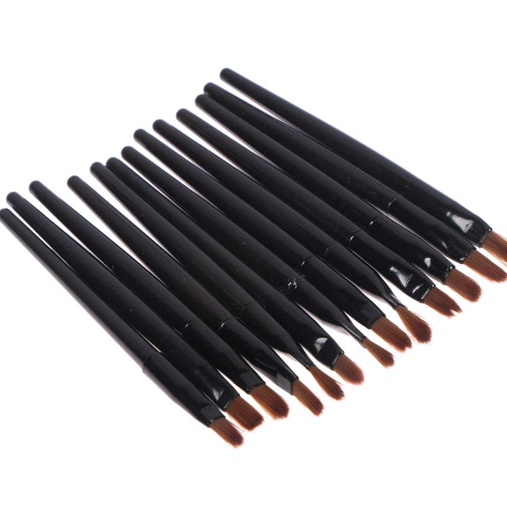 50pcs Disposable Lip Brush Gloss Wands Applicator Professional Makeup Cosmetic Brush Lip Liner Brush Eyeliner Brush Makeup Tools