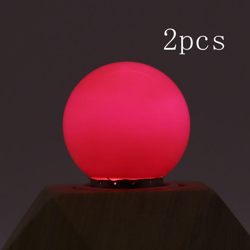 2 Stück/Los 1W Bunte LED-Glühbirne E27 220V Lampe Rot Gelb Blau Grün Rosa Orange Weiß Weihnachten Hochzeit Nachtlicht für Schlafzimmer