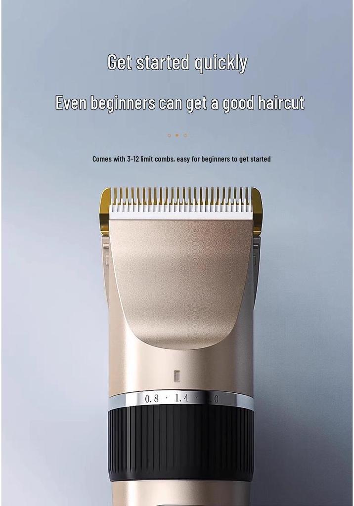 Rechargeable Silent Hair Clippers: Electric Clippers for Babies, Adults & Children