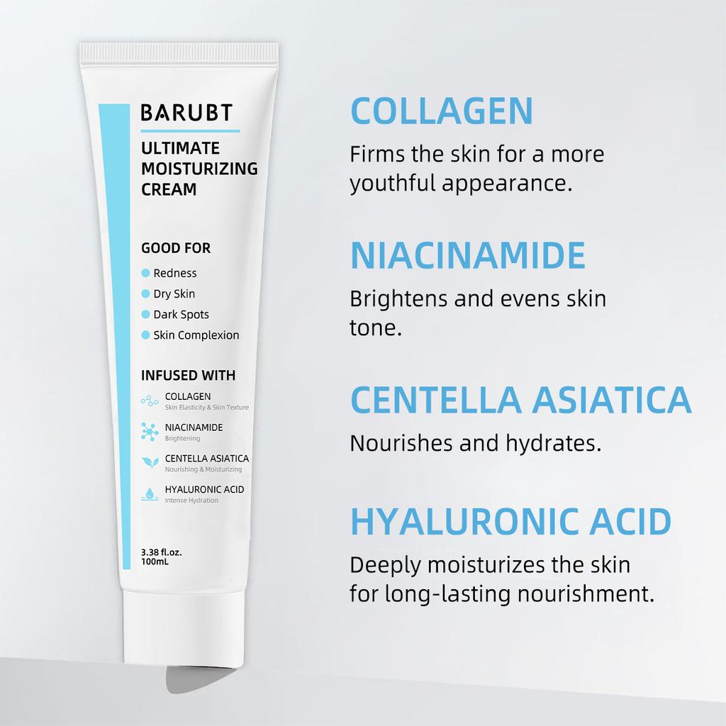 Crema Hidratante Definitiva con Ceramida para Calmar e Hidratar, Crema Facial Hidratante Profunda para Pieles Sensibles, 50ml