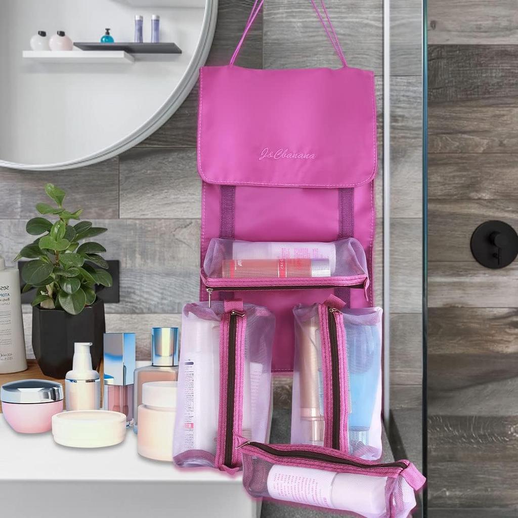 4in1 Cosmetics Storage Bag Makeup Storage Organizers Large Capacity Outdoor Travel Storage Bag Travel Storage Organization