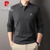 Pierre Cardin Herren Langarm Poloshirt