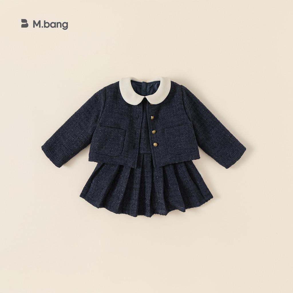 

Girl Winter Dress Set With Thick Polyester Fabric For Age 3 To 8 Years 80cm синий