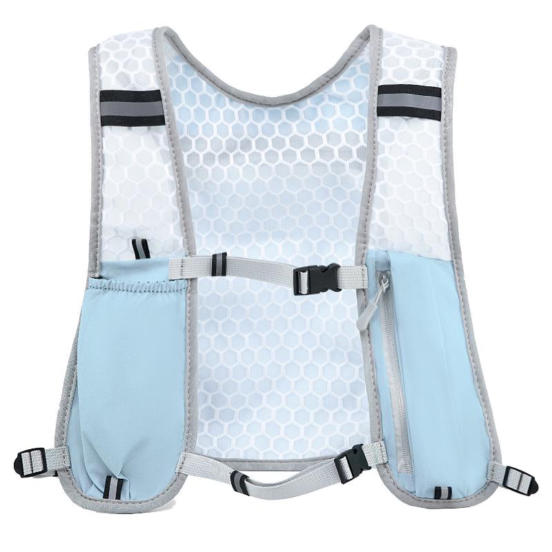 Lightweight Outdoor Mountaineering Vest with Phone Pocket for Running, Cycling, and Hiking - Includes Water Bottle Holder