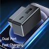 For Tesla Model 3/Y OBD Car Charger Dual Port Hidden PD Fast Charging Expansion Dock