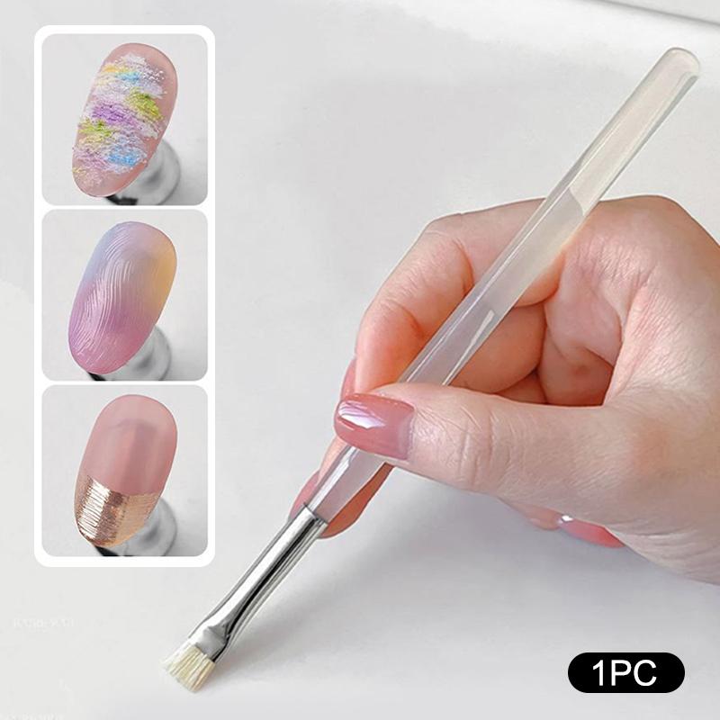 

Nail Art Texture Brush French Tip Styling Nail Brush Light Phototherapy Brush Plastic Manicure Painting Tool Nail Polish Pen one size
