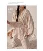 Plus Size Polka Dot Maternity Pajamas - Spring to Summer Loose Home Wear with Breastfeeding Access.