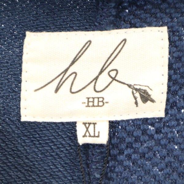 Brand new HB Long sleeve Switching Bore Cut XL Blue Switching trainer Men's Used