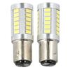 2Pcs 1157 P21/5W 380 BAY15D Car Stop Tail-Brake Light White LED Bulbs Lamp Light 33 12V 382 6000K Car Brake Light Taillight