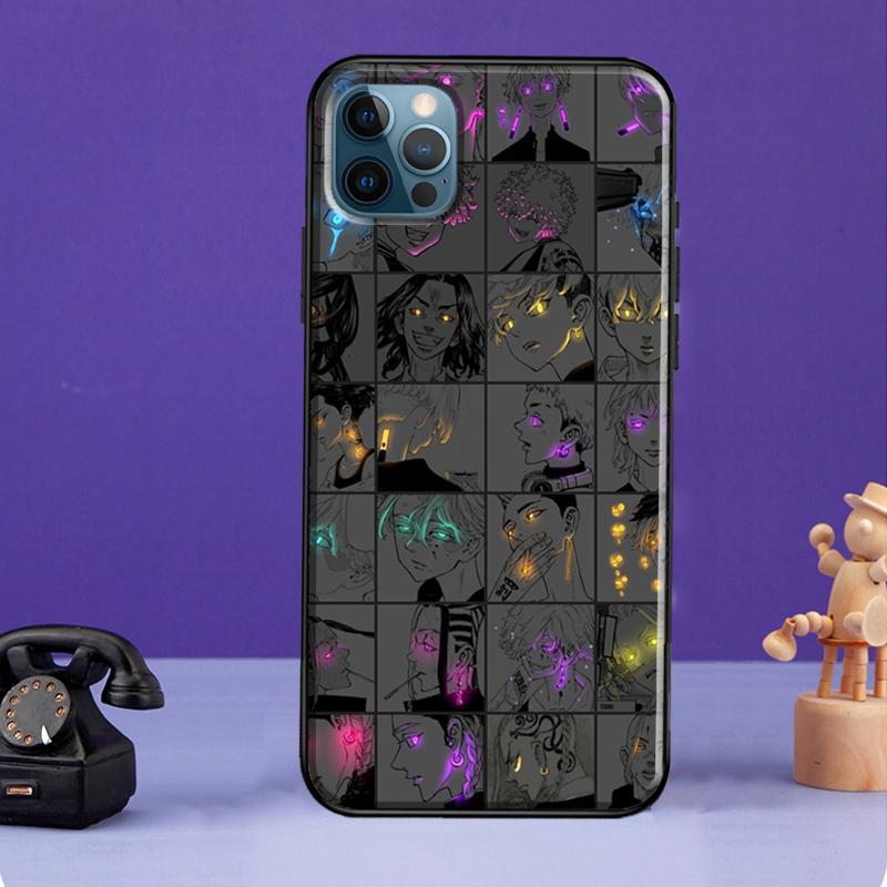 Japan Anime Tokyo Revengers Silicone Case For iPhone 13 Mini 11 14 12 Pro Max 7 8 Plus X XR XS Max SE 2020 Phone Shell