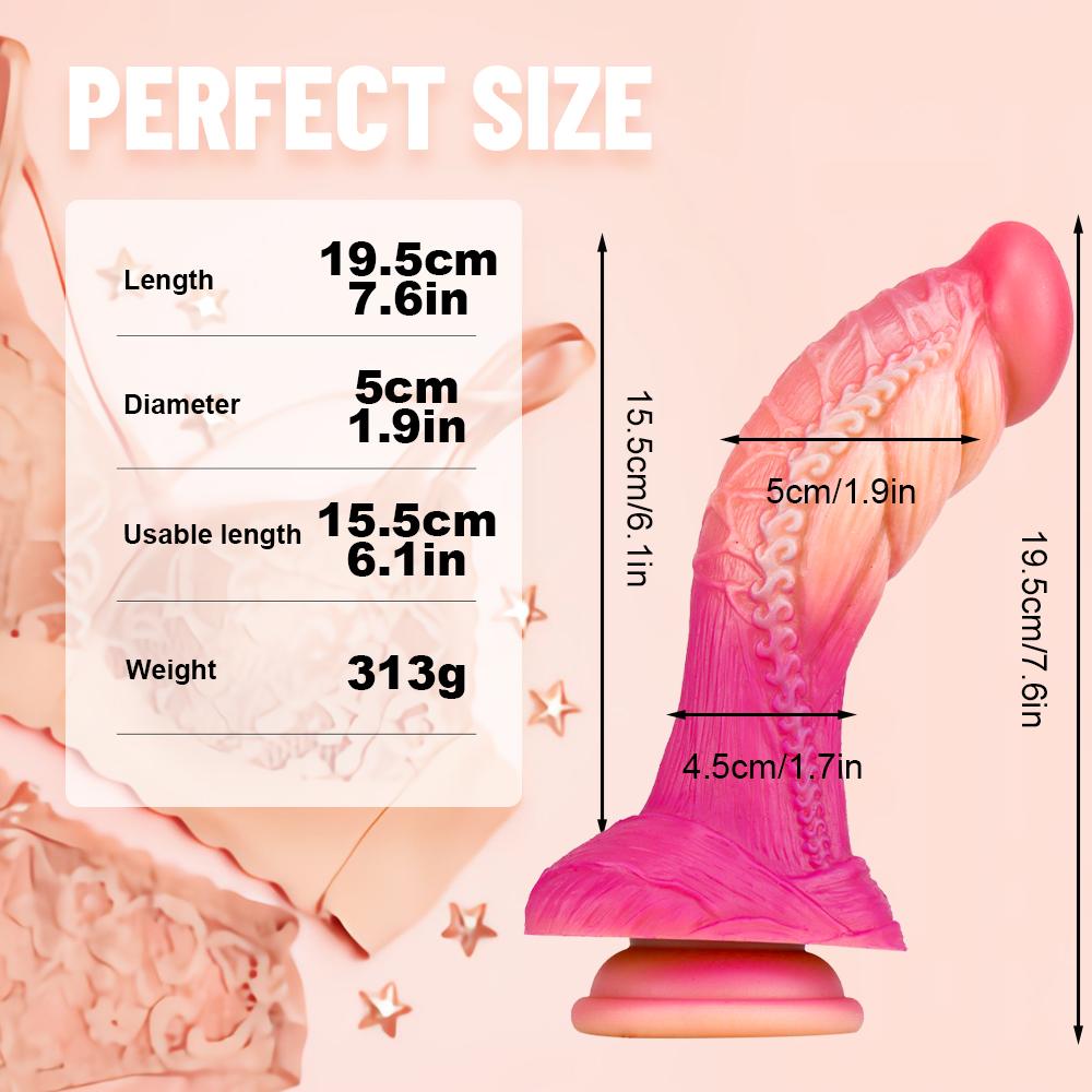 MoDi Animal Dildo Sexuální hračky s falešným penisem pro ženy Hry pro dospělé s masturbací pro ženy