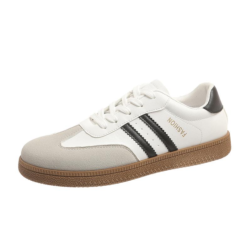 Schuhe Frau Trend Lässige Sneaker Bequeme Schnür-Flats Tennisschuh Atmungsaktiver Walking-Jogging-Schuh