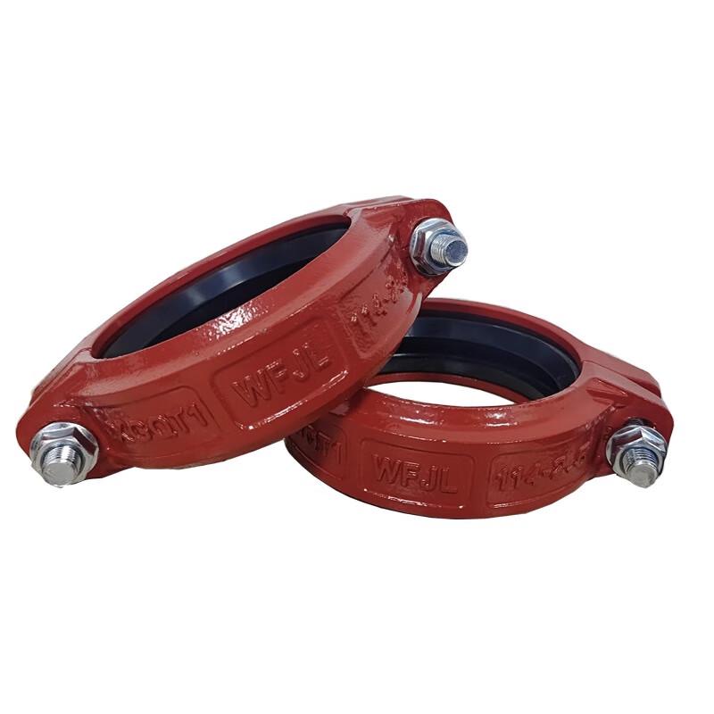 Grooved Cast Iron Clamp with Rubber Ring