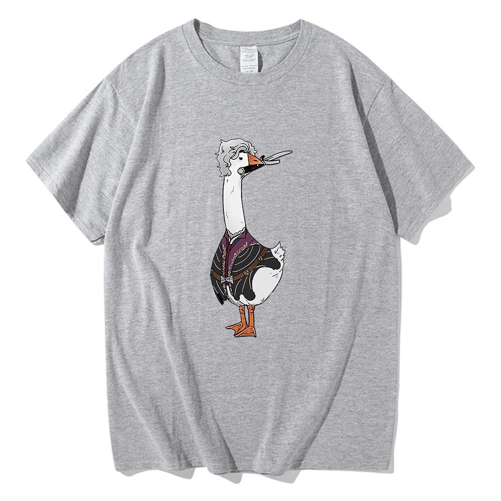 Goose Astarion T Shirt Fashion Unisex  Harajuku Funny Kawaii Goostarion Tshirt Unisex High Quality Casual Vintage Cotton Tees Shirts