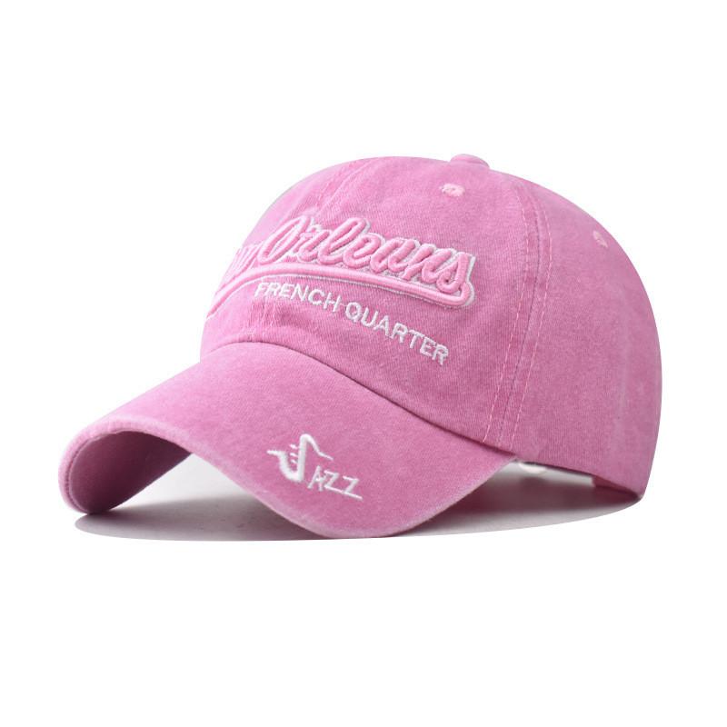 

Jazz Baseball Cotton Cap With Embroidered Alphabet For Outdoor Wear Fashion StyleA