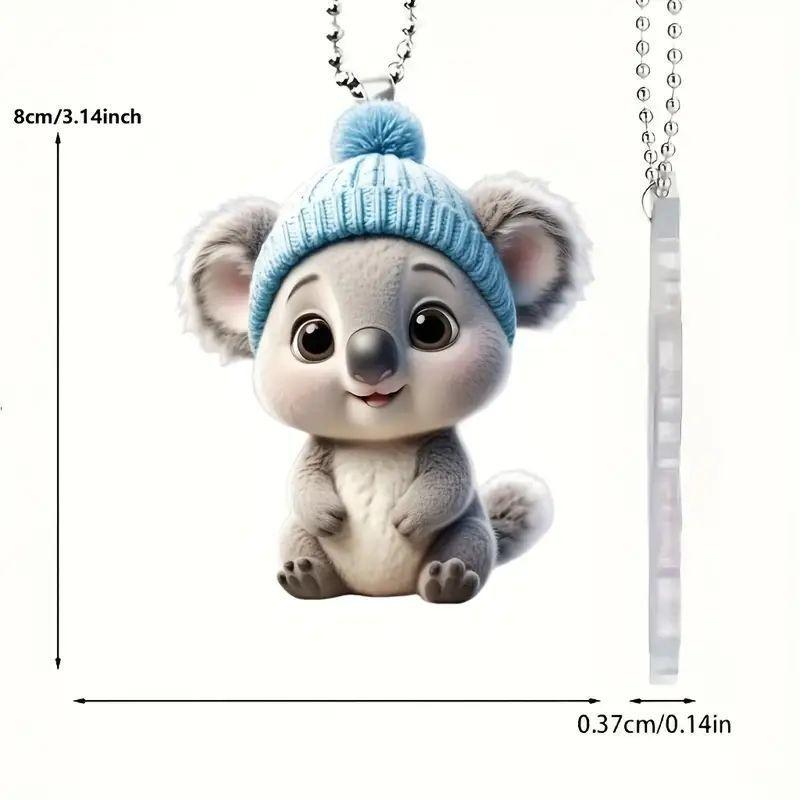 

Acrylic Attractive 2d Car Interior Ornament Rearview Mirror Pendant Charm Festive