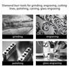 20pcs/set 120 Grinding Cutting Engraving Drill Bit Set For Dremel Rotating Tool