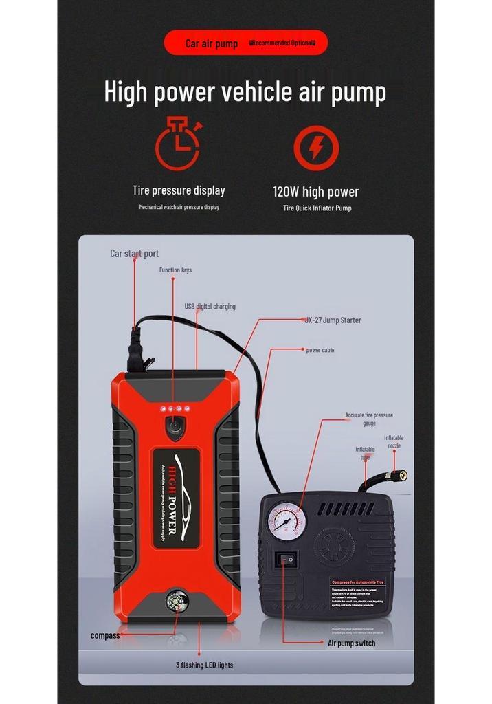 29B Car Jump Starter 12V Battery Booster Pack