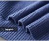 Men's High-Neck Cashmere Pullover Sweater, Autumn/Winter 2025, Loose Knitwear.