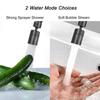 2 Mode Water Faucet Aerator Splashback Tap Nozzle Water Filter Nozzle Bubbler  Bathroom