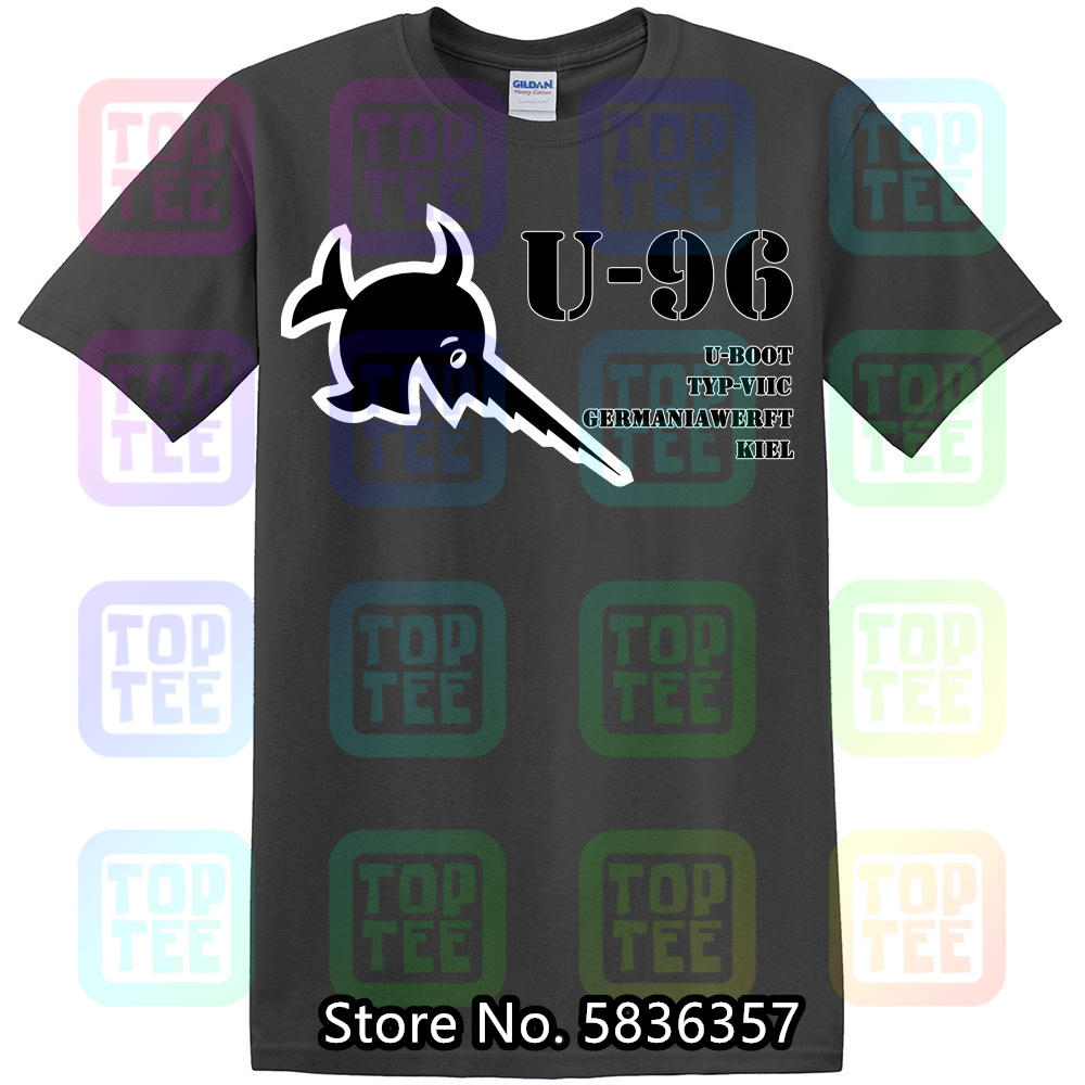 

DAS BOOT T - SHIRT U-96 GERMAN U BOAT MOVIE SUBMARINE WW2 WAR Laughing Sawfish 5XL різнокольоровий