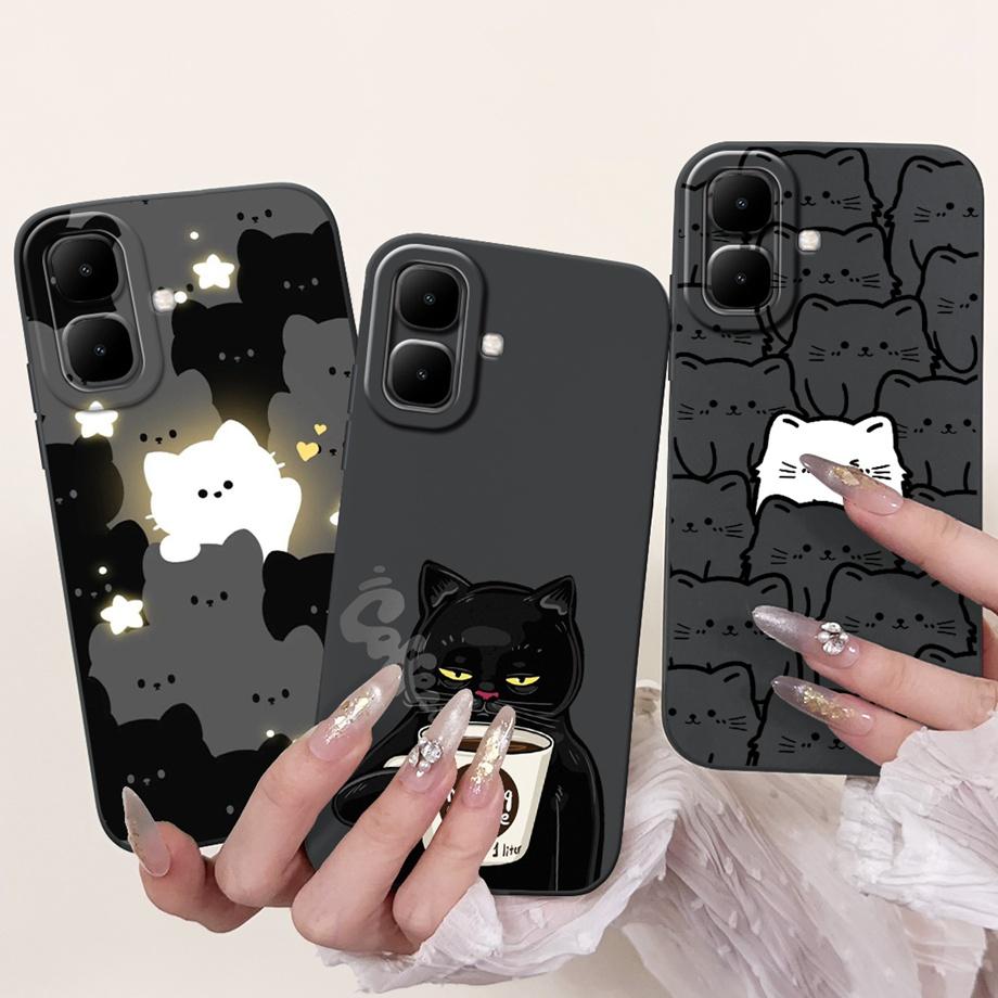 For Infinix Smart 10 X6725 Case Cartoon Luxury Girly Painting Funda For Infinix Smart 10 Plus X6725B Back Cover Soft Silicone