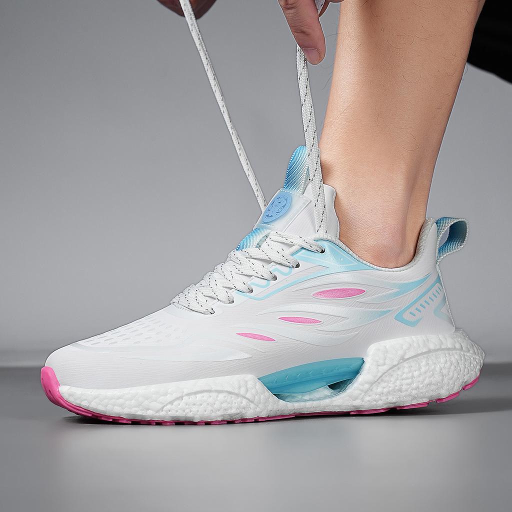 22 Spring New Large Size Sports Casual Couple Flame Shoes