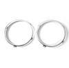 2x Mounting Bracket For 7inch LED Headlight Round Ring Jeep Wrangler JK Silver