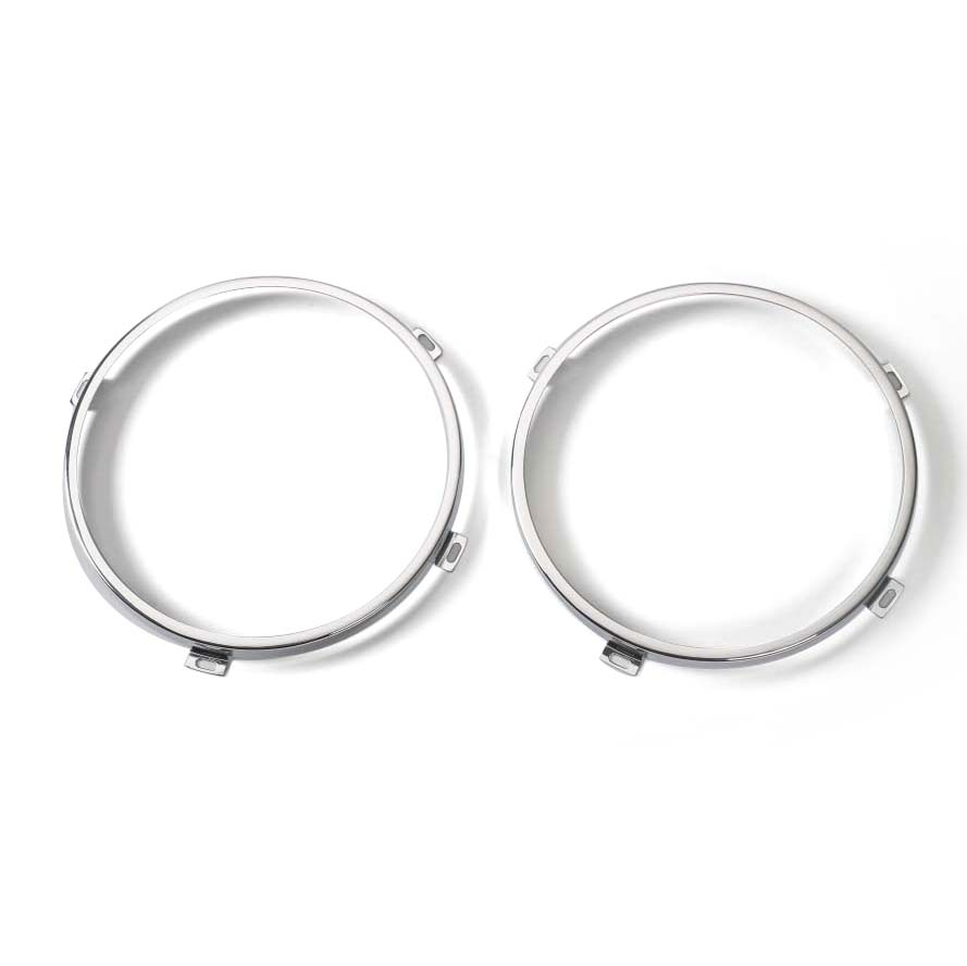 

2x Mounting Bracket For 7inch LED Headlight Round Ring Jeep Wrangler JK Silver