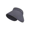 Women's Extra-Large Brim Foldable Sun Hat - UV Protection, Open-Top Design for Summer Outdoor Activities