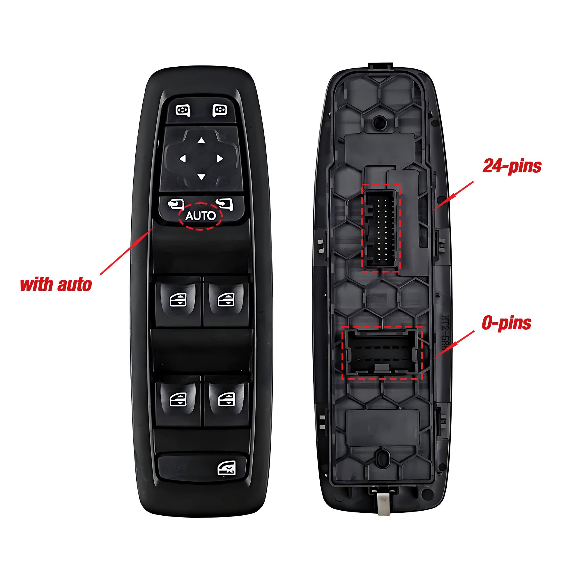 

254012952R 24P For Renault Megane 4 Kadjar Scenic Talisman 2015-,Electric Power Master Window Lifter Control Switch Panel 25401-2952R