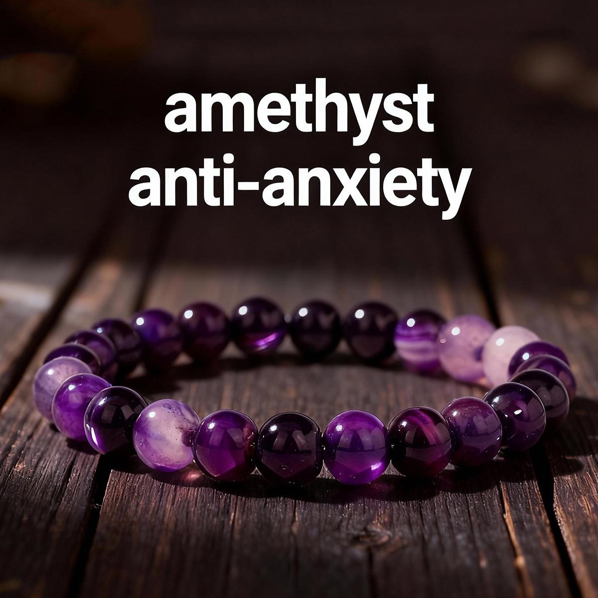 JYL TS Bracelet Women s  Pink Opal Beads Enhances Femininity And Charm L1990-Purple striped agate конго розовый