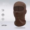 Balaclava en Soie Glacée Protection Solaire Masque Facial Respirant Doublure de Casque Écharpe de Cou pour Moto Cyclisme Sports d'Extérieur Couvre-chef