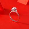 Tancise Classic 925 Sterling Silver  Moissanite Ring Ladies Jewelry Wedding Promise Party Gift