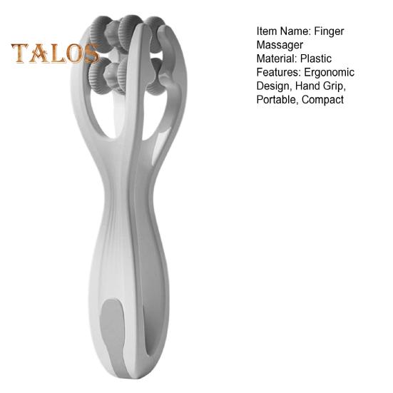 Finger Massager for Hand Pain Relief Dual-Sided Therapy Tool Blood Circulation Joint Massage Roller for Hands Palm Wrist