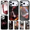 Bier Rotwein Handyhülle für iPhone 17 Air 16 15 11 12 14 13 Pro Max Stoßfeste Hülle