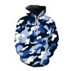 Felpa Mimetica Camo Stampa 3D Uomo Donna Streetwear Felpe Pullover Oversize Felpe con Cappuccio Uomo Top Abbigliamento