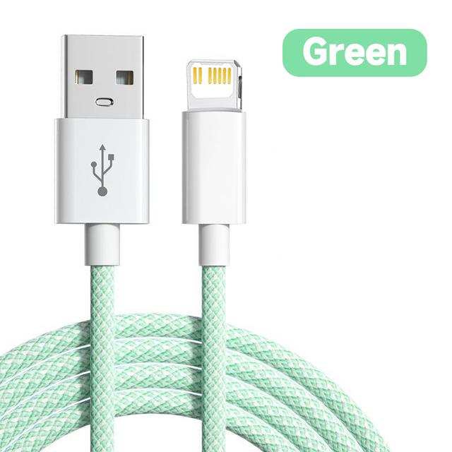 

PD USB Lightning зарядный кабель 20 Вт для Apple iPhone 14 13 12 11Pro Max mini X XS XR 8 7 6 Plus SE 2020, тканый провод для быстрой зарядки