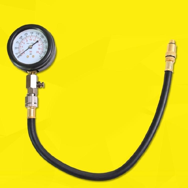 8Pcs Auto Tool Gauges Compression Tester Petrol Engine Pressure Gauges