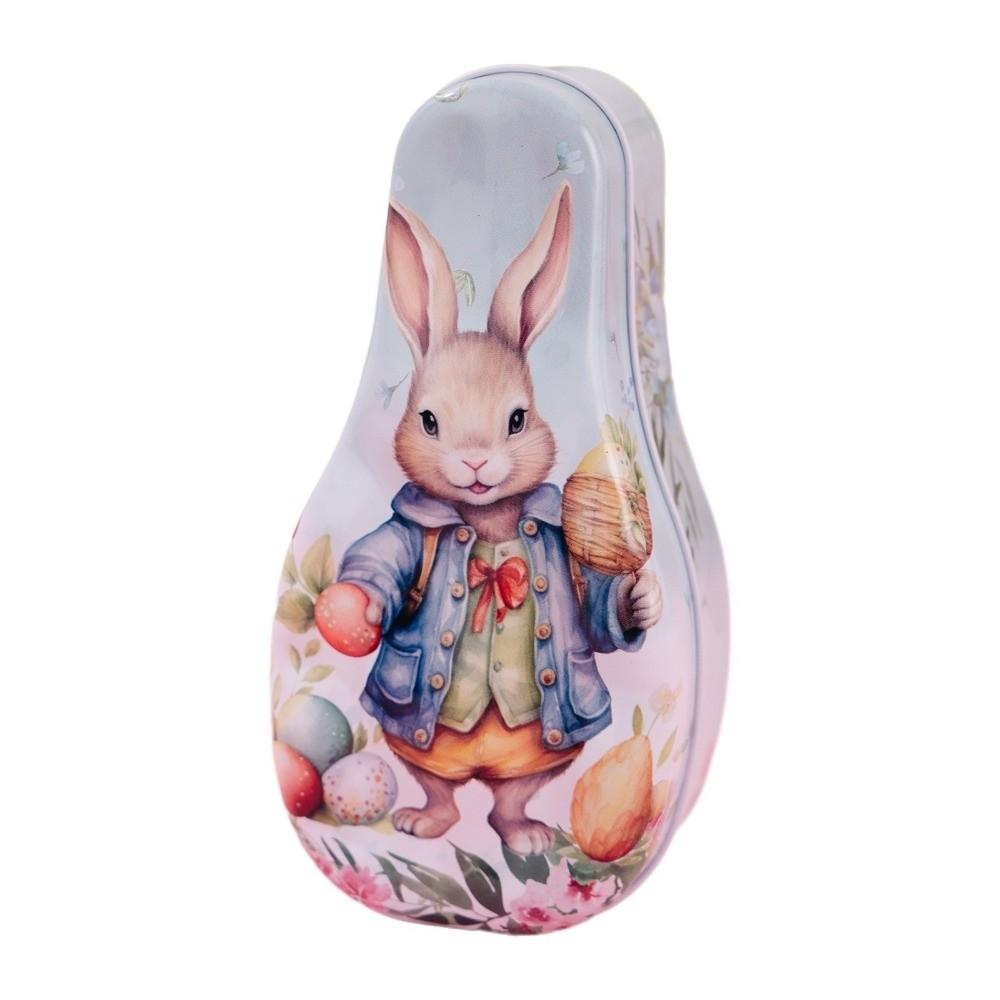 Vintage Easter Egg Tinplate Case Cartoon Tinplate Candy Box Tinplate Cookie Box  Holiday Events