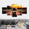 5 Panels Motorcycle Posters Canvas Painting Motor Road Pictures Prints Wall Art For Living Room Modern Home Decor No Frame