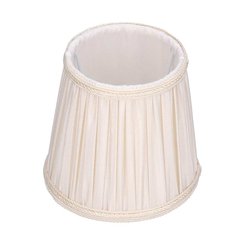 Cloth Lampshade Interventional Modern Decorative Fabric Table Lamp Cover for E14 BulbsApricot
