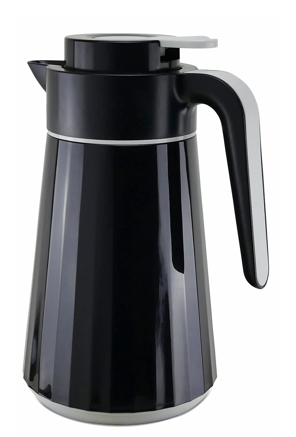 

Metex Enjoy Изолированный стеклянный чайник, Refreshy, 1,0 л, Черный (ATREJRIF-BK)