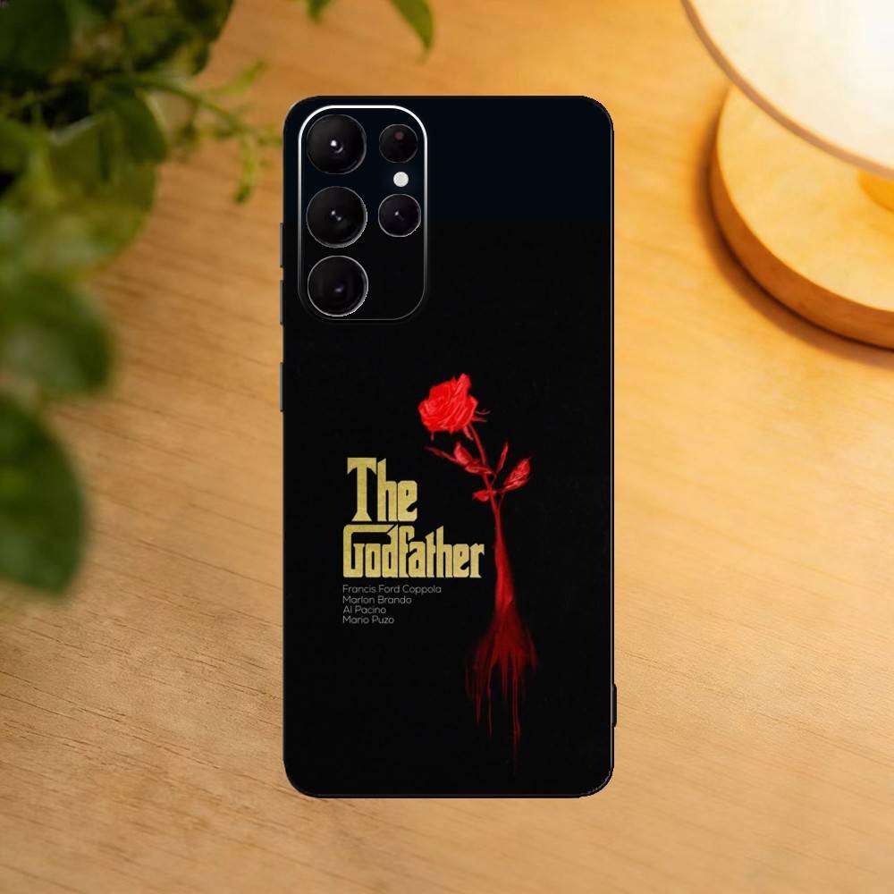 United States TV The Godfather Phone Case For Samsung S25,24,23,22,30,21,10,9,Ultra,Plus,Lite Soft Black Case Samsung S20plus5G