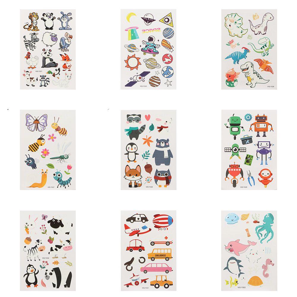 

Водостойкие временные милые светящиеся наклейки мультяшные наклейки светящаяся паста татуировки наклейки