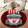 1pc L-Liverpool  Print Round Carpet Chair Round Carpet Suitable for Bedroom Living Room Home Decorative Carpet